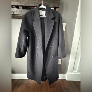 Babaton Classic Black Pea Coat